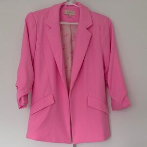 Women’s “Skies are Blue” NEW pink blazer.